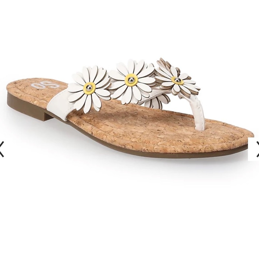 SO| flower sandals